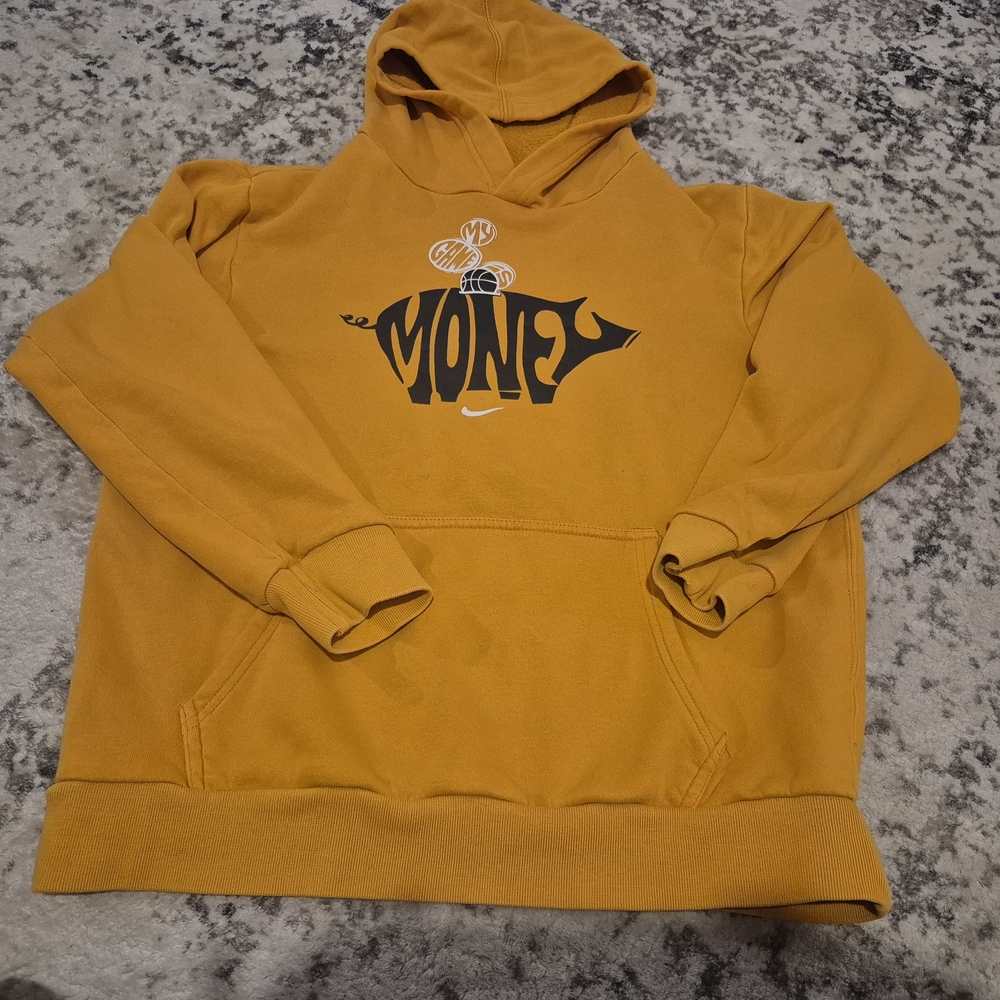 Nike Kids Hoodie in Mustard Yellow